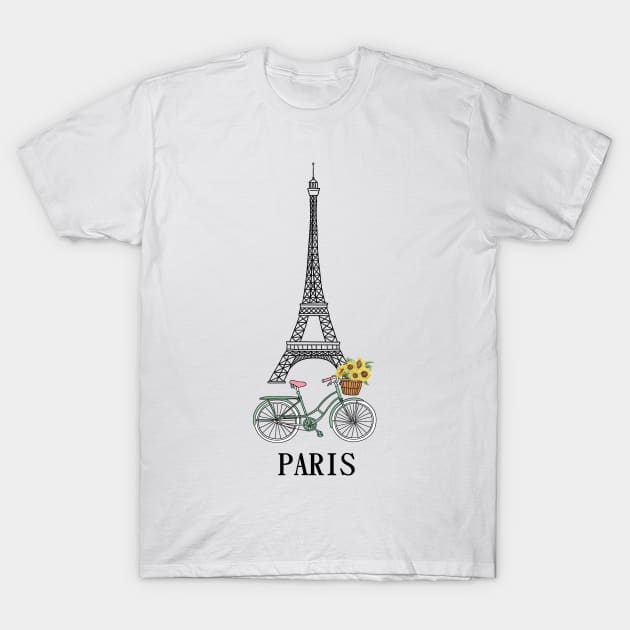 Paris t-shirt eiffel tower new arrivals